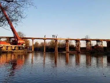 Eding Most GREDA – LJUBLJANICA na rijeci Odri slika